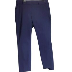 Ann Taylor LOFT Petite 8 Navy Blue Cropped Dress Pants‎ Career Office Business